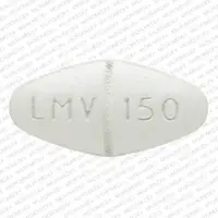 Lamivudine (Lamivudine [ la-miv-ue-deen ])-APO LMV 150-150 mg-White-Four-sided