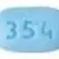 Levetiracetam (monograph) (Keppra)-G G 354-250 mg-Blue-Capsule-shape