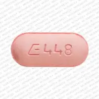 Metaxalone (Metaxalone [ me-tax-a-lone ])-E 448-800 mg-Pink-Capsule-shape