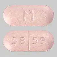 Metaxalone (Metaxalone [ me-tax-a-lone ])-M 58 59-800 mg-Pink-Capsule-shape