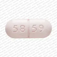 Metaxalone (Metaxalone [ me-tax-a-lone ])-M 58 59-800 mg-Pink-Capsule-shape