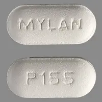 Metformin and pioglitazone (Metformin and pioglitazone [ met-for-min-and-pye-o-gli-ta-zone ])-MYLAN P155-500 mg / 15 mg (base)-White-Oval