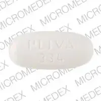 Metronidazole (Metronidazole (oral/injection))-PLIVA 334-500 mg-White-Oval