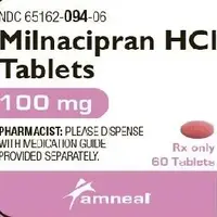 Milnacipran (Milnacipran [ mil-na-si-pran ])-AN 094-100 mg-Pink-Oval