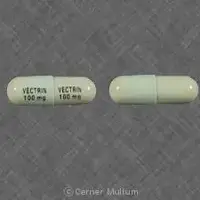 Minocycline (Minocycline [ mye-no-sye-kleen ])-VECTRIN 100 mg VECTRIN 100 mg-100 mg-Green-Capsule-shape