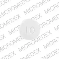 Minoxidil (Minoxidil [ min-ox-i-dil ])-10 DAN 5643-10 mg-White-Round