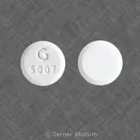 Misoprostol (Misoprostol [ mye-so-prah-stole ])-G 5007-100 mcg-White-Round