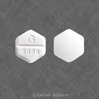 Misoprostol (Misoprostol [ mye-so-prah-stole ])-G 5008-200 mcg-White-Six-sided