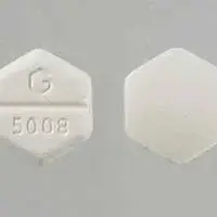 Misoprostol (Misoprostol [ mye-so-prah-stole ])-G 5008-200 mcg-White-Six-sided