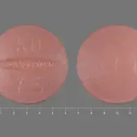 Moexipril (Moexipril [ moe-ex-i-pril ])-171 KU 7.5-7.5 mg-Pink-Round