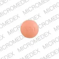 Moexipril (Moexipril [ moe-ex-i-pril ])-171 KU 7.5-7.5 mg-Pink-Round