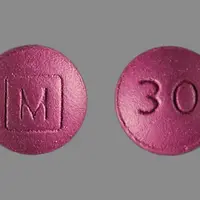 Morphine (Morphine (oral) [ mor-feen ])-30 M-30 mg-Purple-Round