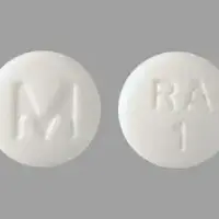 Rasagiline (Rasagiline [ ras-aj-il-een ])-M RA 1-1 mg-White-Round