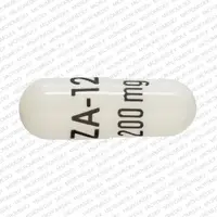 Ribavirin (Ribavirin (oral) [ rye-ba-vye-rin ])-ZA-12 200 mg-200 mg-White-Capsule-shape