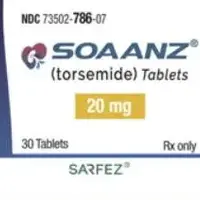Soaanz (Torsemide (oral/injection) [ tor-se-mide ])-T20-20 mg-Yellow-Round