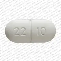 Sucralfate (Sucralfate (oral) [ soo-kral-fate ])-TEVA 22 10-1 g-White-Capsule-shape