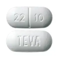 Sucralfate (Sucralfate (oral) [ soo-kral-fate ])-TEVA 22 10-1 g-White-Capsule-shape