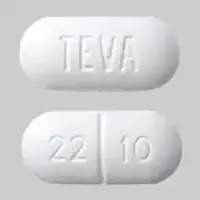 Sucralfate (Sucralfate (oral) [ soo-kral-fate ])-TEVA 22 10-1 g-White-Capsule-shape