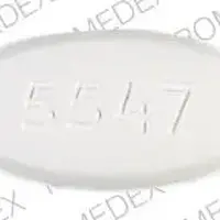 Sulfamethoxazole and trimethoprim (Sulfamethoxazole and trimethoprim (oral/injection) [ sul-fa-meth-ox-a-zole-and-trye-meth-oh-prim ])-5547 DAN DAN-800 mg / 160 mg-White-Oval