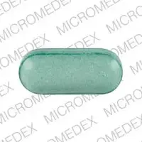 Timolol (systemic) (monograph) (Medically reviewed)-M 715-20 mg-Green-Capsule-shape