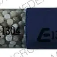 Histex (Chlorpheniramine and pseudoephedrine [ klor-fen-eer-a-meen-and-soo-doe-e-fed-rin ])-E1304 E1304-8 mg / 120 mg-Blue / Clear-Capsule-shape