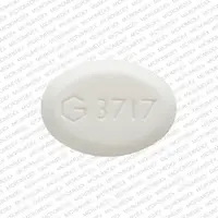 Triazolam (Triazolam [ trye-ay-zoe-lam ])-G 3717-0.125 mg-White-Oval