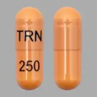 Trientine (Trientine [ trye-en-teen ])-TRN 250-250 mg-Brown-Capsule-shape