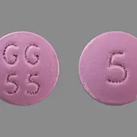 Trifluoperazine (Trifluoperazine [ trye-floo-oh-per-a-zeen ])-GG 55 5-5 mg-Purple-Round