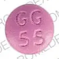 Trifluoperazine (Trifluoperazine [ trye-floo-oh-per-a-zeen ])-GG 55 5-5 mg-Purple-Round