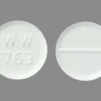 Trihexyphenidyl (Trihexyphenidyl [ try-hex-ee-feh-nih-dill ])-WW 763-5 mg-White-Round