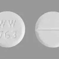 Trihexyphenidyl (Trihexyphenidyl [ try-hex-ee-feh-nih-dill ])-WW 763-5 mg-White-Round