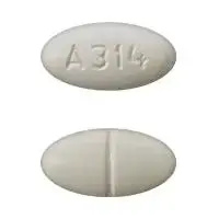 Vigabatrin (Vigabatrin)-A314-500 mg-White-Oval