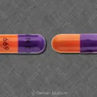 Acebutolol (Acebutolol [ a-se-bue-toe-lol ])-AMNEAL 669-200 mg-Purple / Orange-Capsule-shape