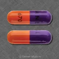 Acebutolol (Acebutolol [ a-se-bue-toe-lol ])-AMNEAL 670-400 mg-Purple / Orange-Capsule-shape