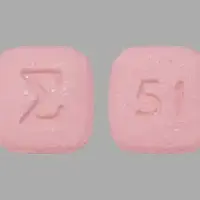 Ambrisentan (Ambrisentan [ am-bri-sen-tan ])-E 51-5 mg-Pink-Four-sided