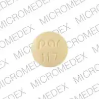 Amiloride (Amiloride [ a-mil-o-ride ])-par 117-5 mg-Yellow-Round