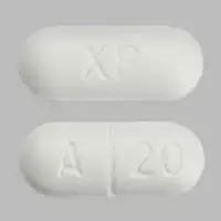 Aminocaproic acid (Aminocaproic acid [ a-mee-noe-ka-proe-ik-as-id ])-XP A 20-1000 mg-White-Oval