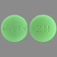 Amitriptyline and chlordiazepoxide (Amitriptyline and chlordiazepoxide [ am-i-trip-ti-leen-and-klor-dye-az-e-pox-ide ])-MYLAN 211-12.5 mg / 5 mg-Green-Round