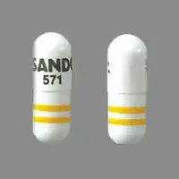 Amlodipine and benazepril (Amlodipine and benazepril [ am-loe-di-peen-and-ben-ay-ze-pril ])-S SANDOZ 571-2.5 mg / 10 mg-White-Capsule-shape