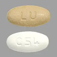 Amlodipine and telmisartan (Amlodipine and telmisartan [ am-loe-de-peen-and-tel-me-sar-tan ])-LU C54-5 mg / 40 mg-White & Yellow-Oval