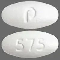 Amlodipine and valsartan (Amlodipine and valsartan [ am-loe-de-peen-val-sar-tan ])-p 575-10 mg / 160 mg-White-Oval