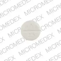 Amoxapine (Amoxapine [ a-mox-a-peen ])-5713 DAN 25-25 mg-White-Round