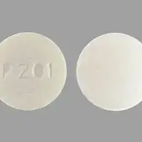 Aspirin, butalbital, and caffeine (Aspirin, butalbital, and caffeine [ as-pir-in, bue-tal-bi-tal, kaf-een ])-P201-325 mg / 50 mg / 40 mg-White-Round