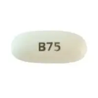 Bexarotene (Bexarotene [ bex-ar-oh-teen ])-B75-75 mg-White-Capsule-shape