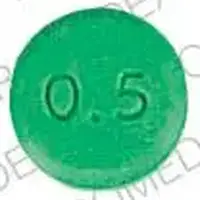 Bumetanide (oral/injection) (Bumetanide (oral/injection) [ byoo-met-a-nide ])-Z 4232 0.5-0.5 mg-Green-Round