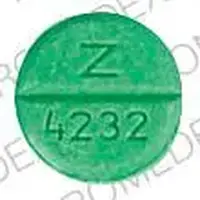 Bumetanide (monograph) (Medically reviewed)-Z 4232 0.5-0.5 mg-Green-Round