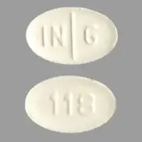 Cabergoline (Cabergoline [ ca-ber-goe-leen ])-IN G 118-0.5 mg-White-Oval