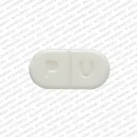 Cabergoline (Cabergoline [ ca-ber-goe-leen ])-P U 700-0.5 mg-White-Oval