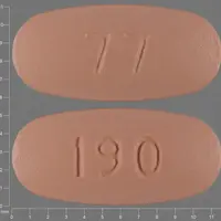 Capecitabine (Capecitabine [ kap-e-sye-ta-been ])-190 77-150 mg-Peach-Capsule-shape