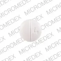 Carbinoxamine (Carbinoxamine [ car-bi-nox-a-meen ])-ZER 4-4 mg-White-Round